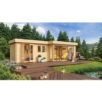 26% billiger ! Fjordholz Gartenhaus Alu Concept 70 K 24m² Unkategorisiert online kaufen