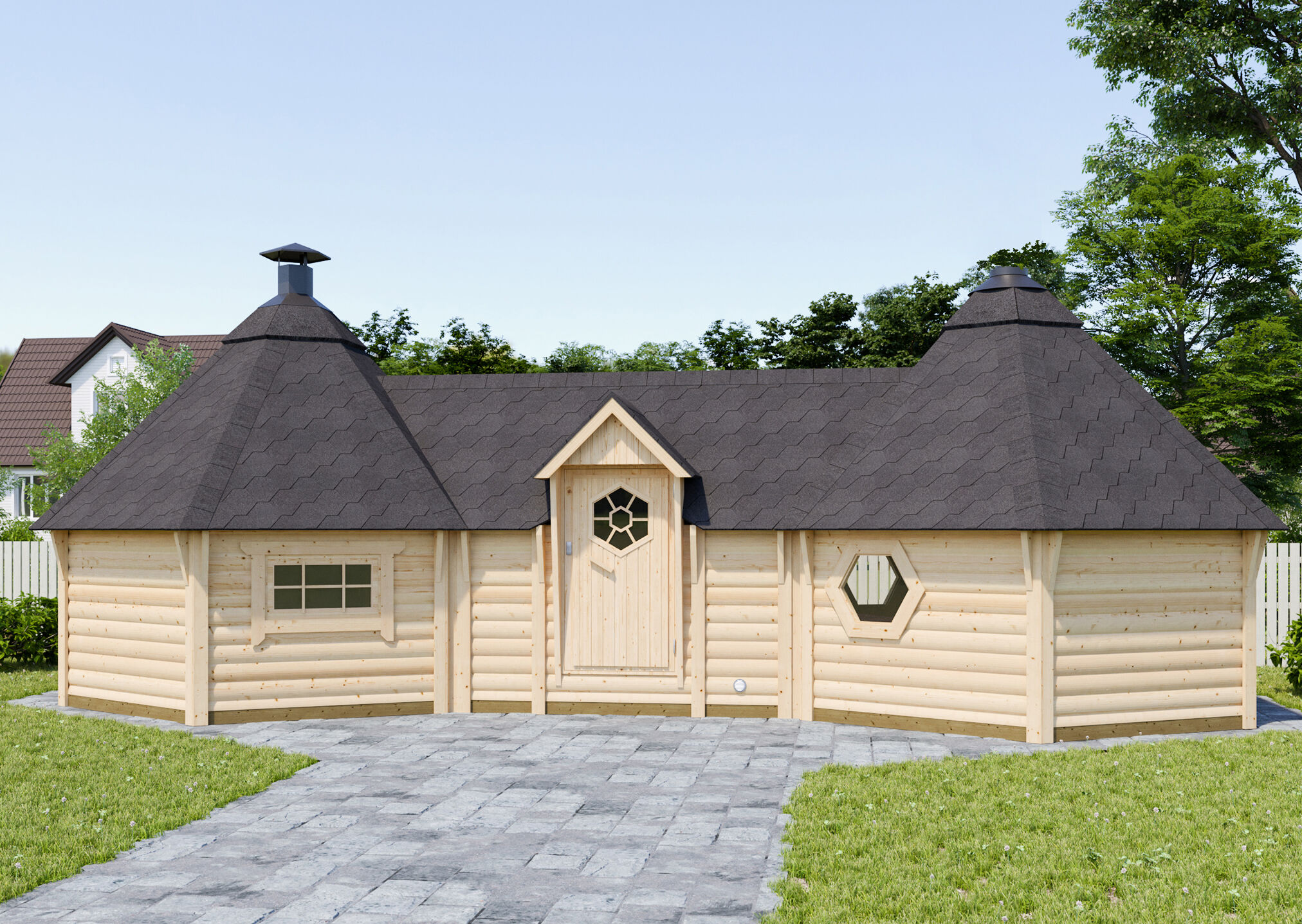 26% sparen! 12 × 6 m | aus Fichte Doppelkota Just 22 m² Unkategorisiert online kaufen