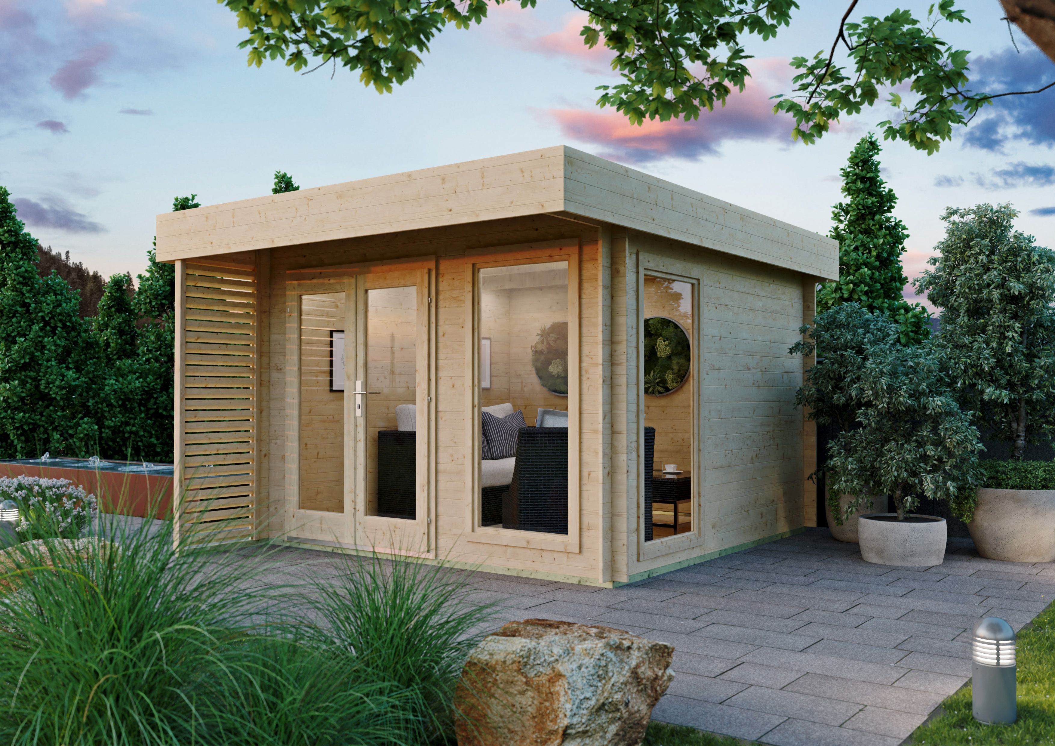 26% sparen! 3 × 3 m | aus Fichte Flachdach Holzgartenhaus Pina 28 | modern Unkategorisiert online kaufen 26% sparen! 3 × 3 m | aus Fichte Flachdach Holzgartenhaus Pina 28 | modern Unkategorisiert online kaufen