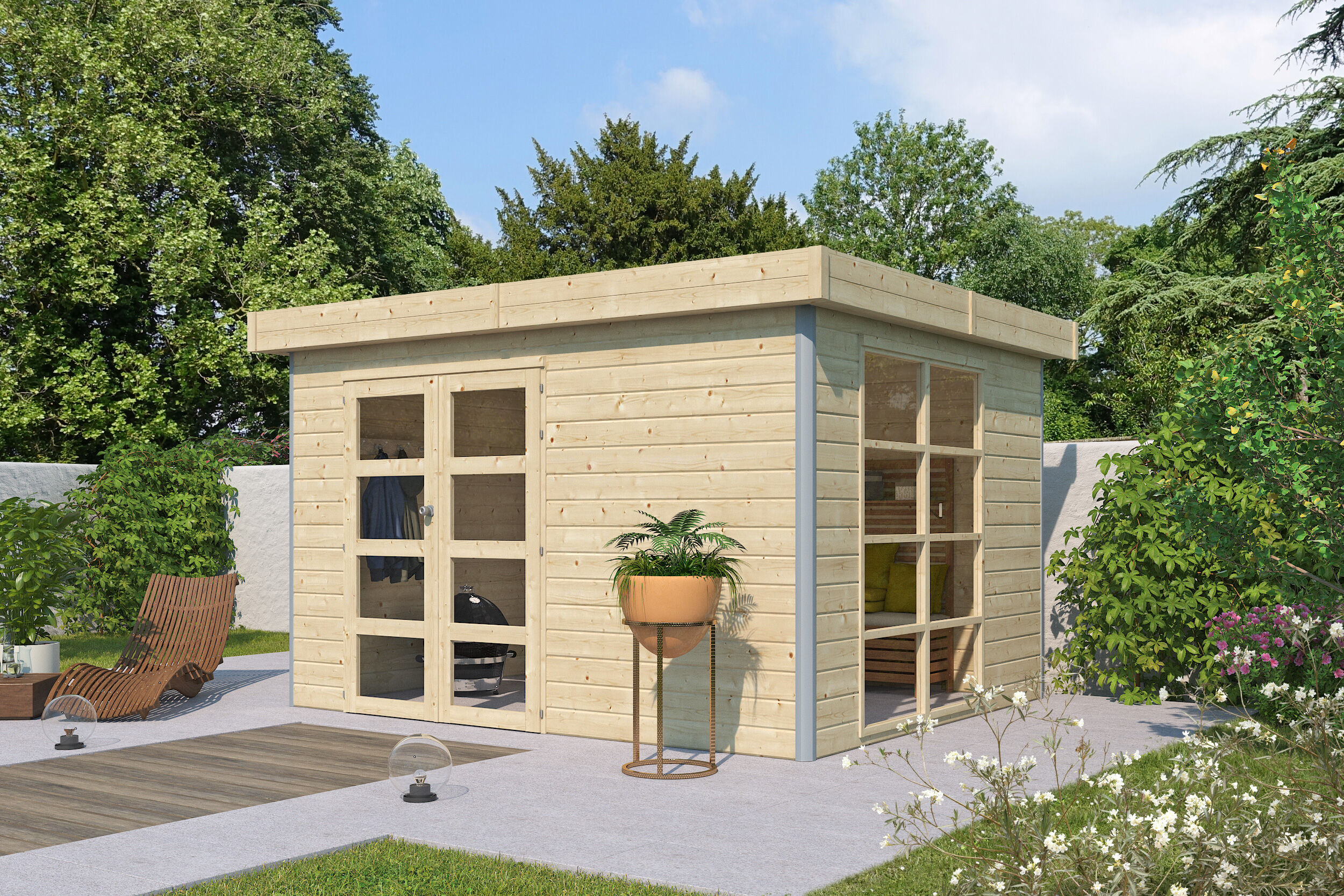 26% sparen! 3 × 3 m | Holzgartenhaus Alu-Line Misaka | Pultdach | Flachdach | modern Unkategorisiert online kaufen 26% sparen! 3 × 3 m | Holzgartenhaus Alu-Line Misaka | Pultdach | Flachdach | modern Unkategorisiert online kaufen