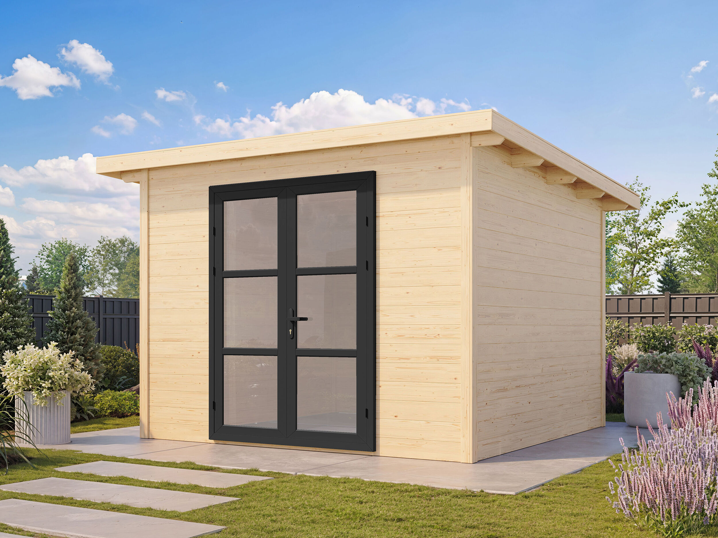 26% sparen! 3 × 3 m | Holzgartenhaus aus Fichte Alu Line 28-A | winterfest | Pultdach | modern Unkategorisiert online kaufen 26% sparen! 3 × 3 m | Holzgartenhaus aus Fichte Alu Line 28-A | winterfest | Pultdach | modern Unkategorisiert online kaufen