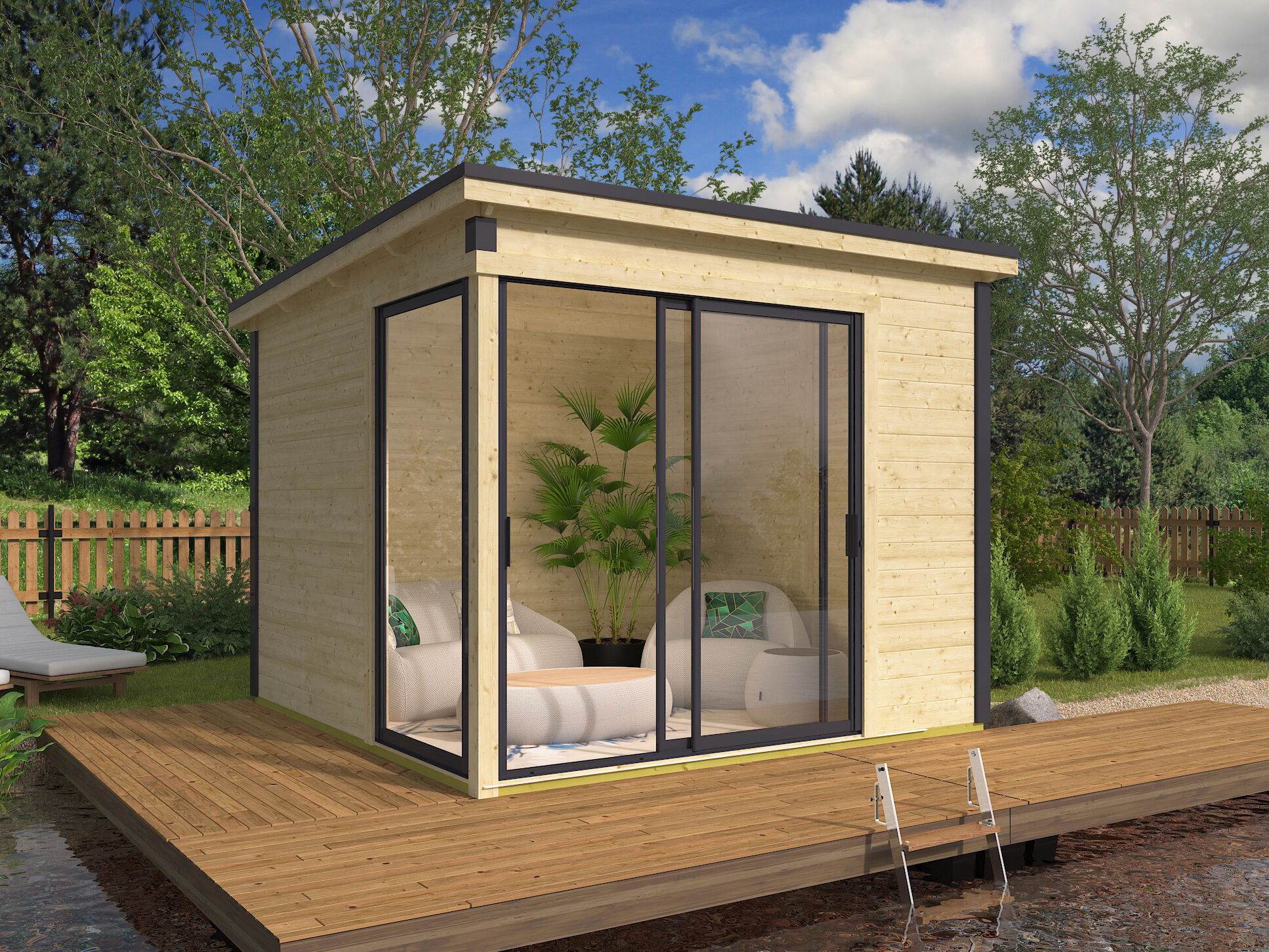 26% sparen! 3 × 3 m | Holzgartenhaus aus Fichte Amrum-1 | Schiebetüren | winterfest | modern Unkategorisiert online kaufen 26% sparen! 3 × 3 m | Holzgartenhaus aus Fichte Amrum-1 | Schiebetüren | winterfest | modern Unkategorisiert online kaufen
