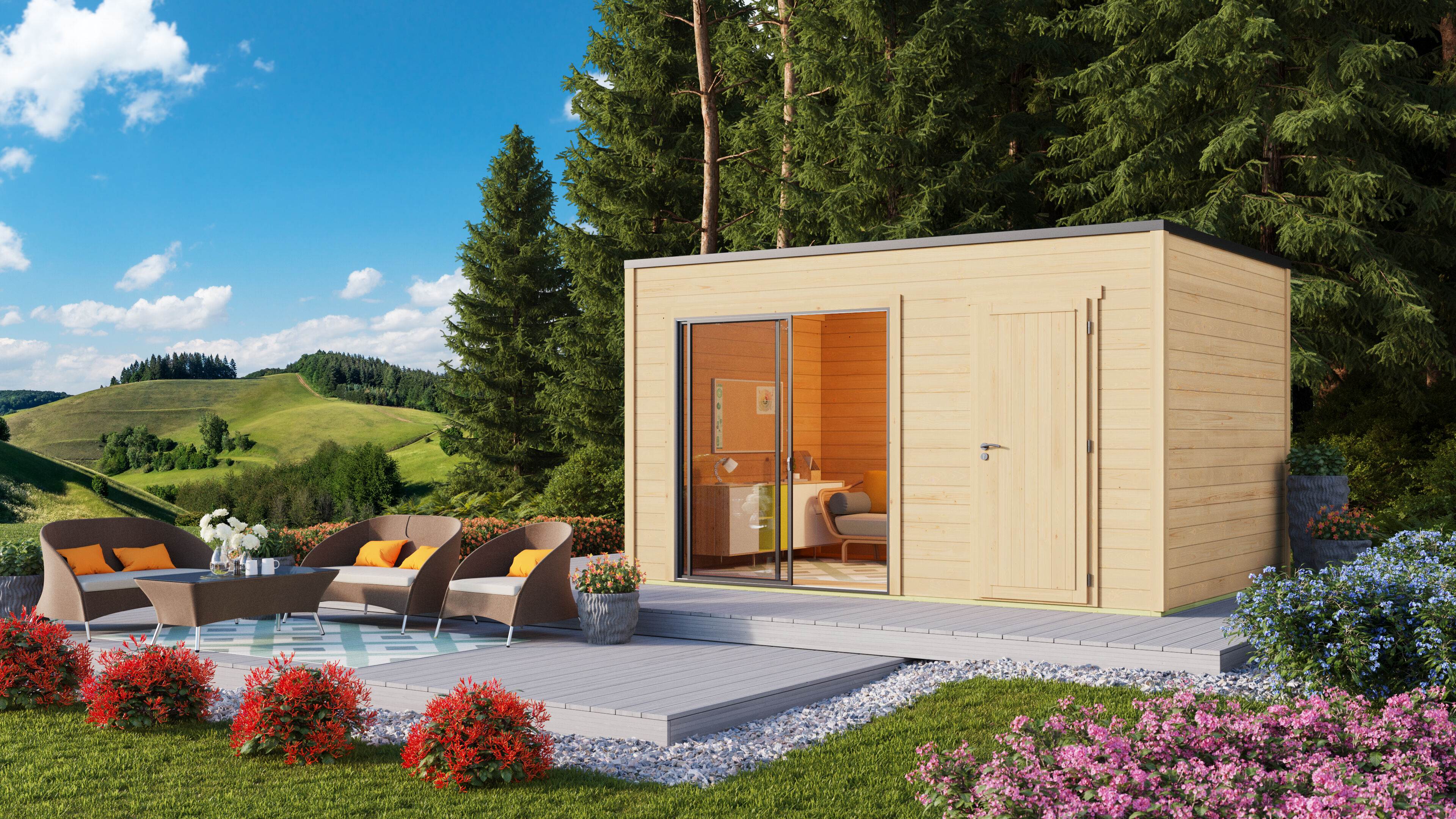 26% sparen! 4 × 3 m | Holzgartenhaus aus Fichte Q-BIC Alu 44 I | Schiebetüren Unkategorisiert online kaufen 26% sparen! 4 × 3 m | Holzgartenhaus aus Fichte Q-BIC Alu 44 I | Schiebetüren Unkategorisiert online kaufen