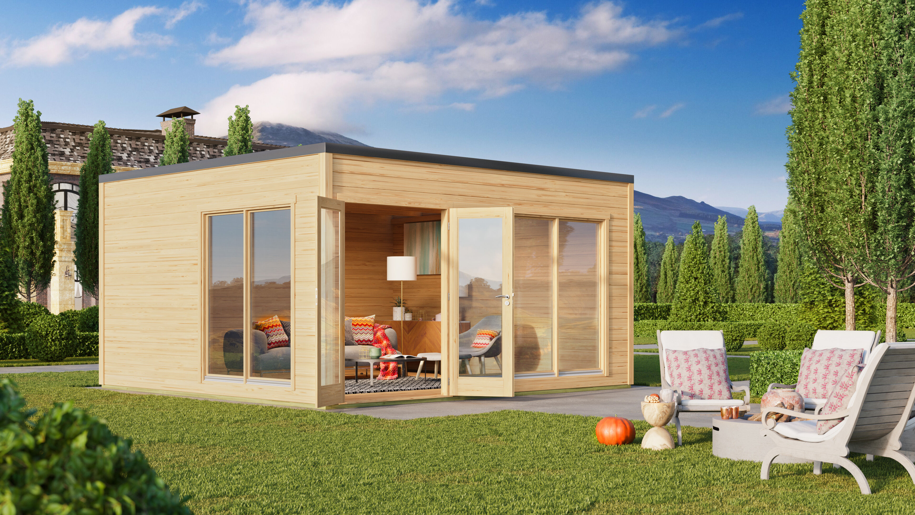 26% sparen! 5 × 5 m | Holzgartenhaus aus Fichte Q-BIC 70 B | winterfest | modern Unkategorisiert online kaufen 26% sparen! 5 × 5 m | Holzgartenhaus aus Fichte Q-BIC 70 B | winterfest | modern Unkategorisiert online kaufen