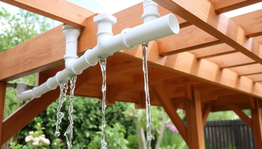 Entwässerungssystem für Überdachung