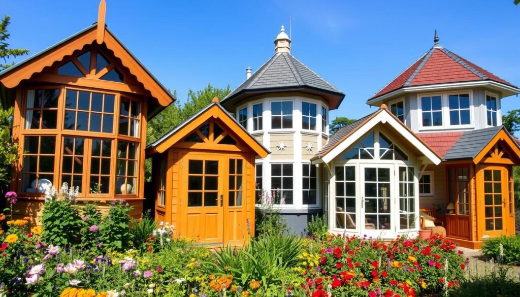 Fünfeckige Gartenhäuser Hersteller