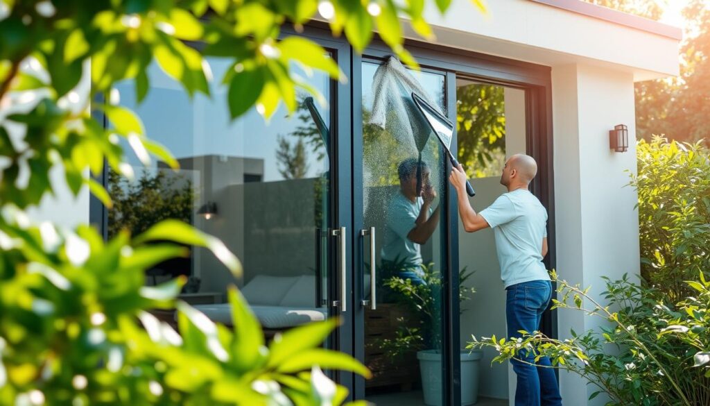 Wartung Glas-Schiebetüren