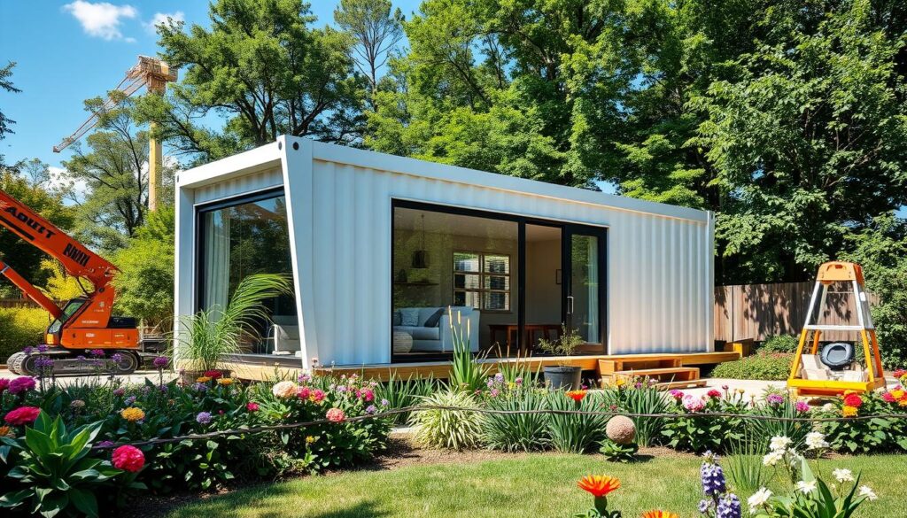 Containerhaus Installation