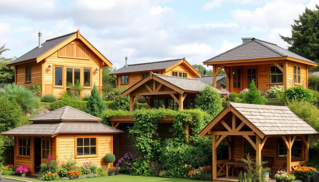 Dacharten für Holzgartenhaus