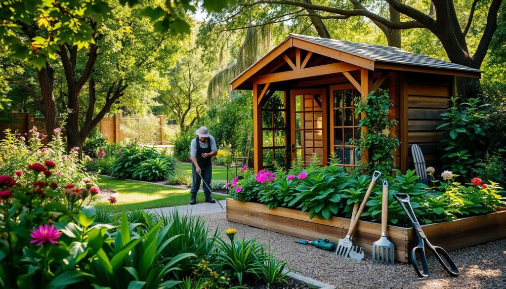 Gartenhaus Wartung und Pflege