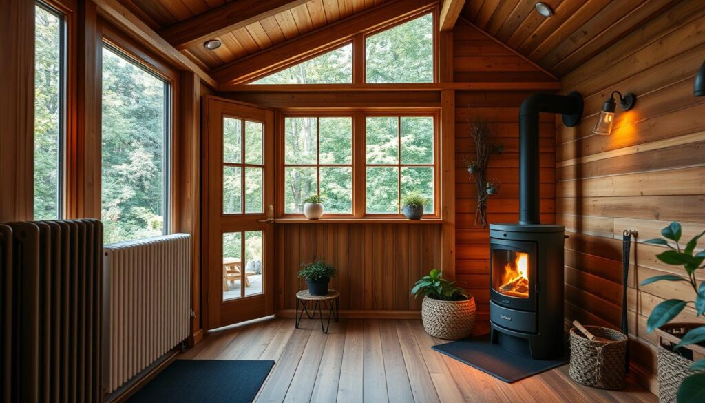 Heizungssysteme im Holz-Gartenhaus