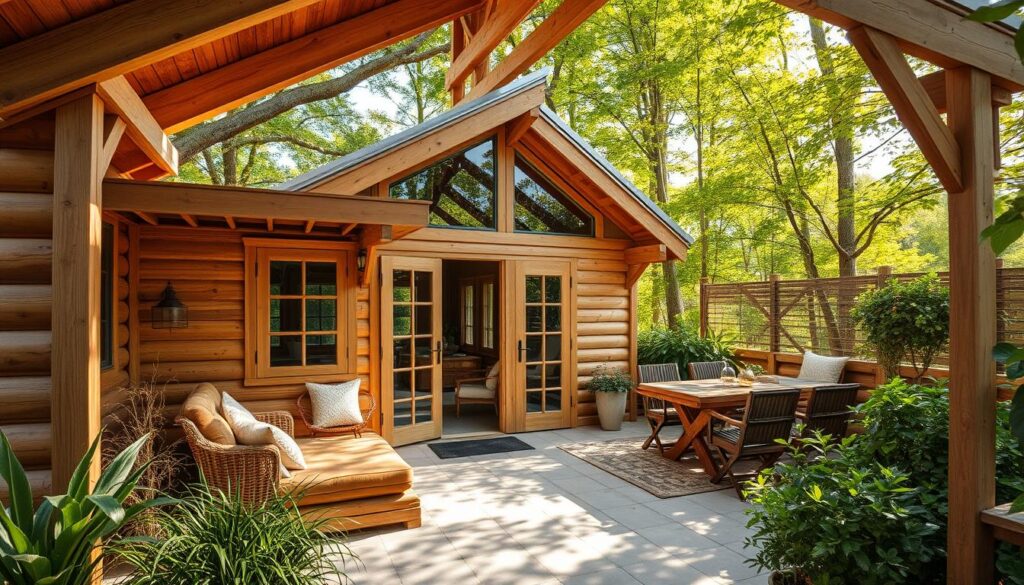 Holz-Gartenhaus Baustandards