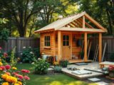 Holz-Gartenhaus selbst bauen