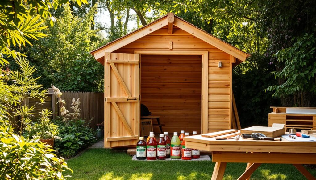 Holzschutz Gartenhaus Bauanleitung