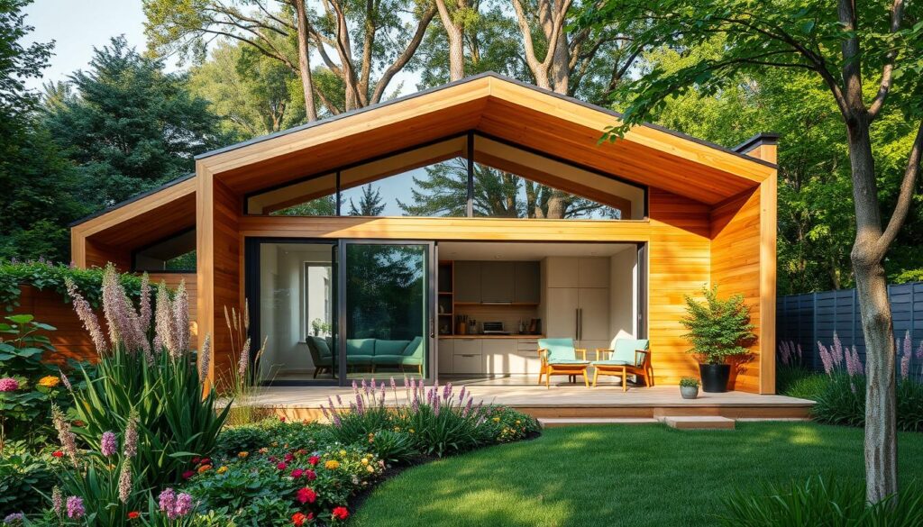 Modernes Gartenhaus Holz Design