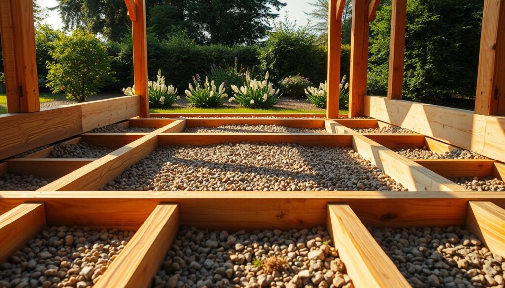 Fundament für Gartenhaus