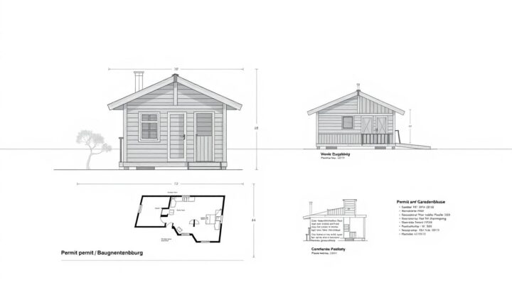 Was kostet eine Genehmigung für ein Gartenhaus? | Kosten & Details