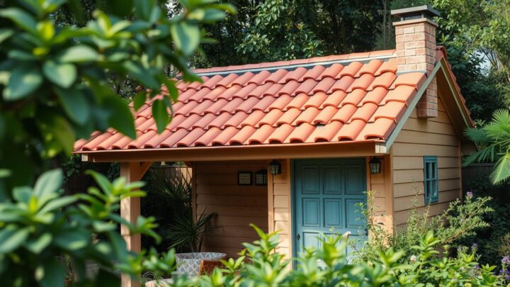 Die günstigste Dacheindeckung für ein Gartenhaus im Vergleich