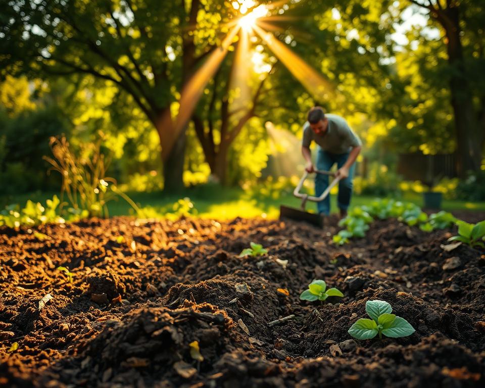 Bodenverbesserung im Garten