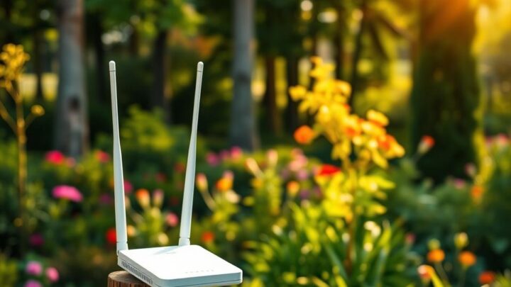 WLAN im Garten – Perfekte Verbindung für draußen