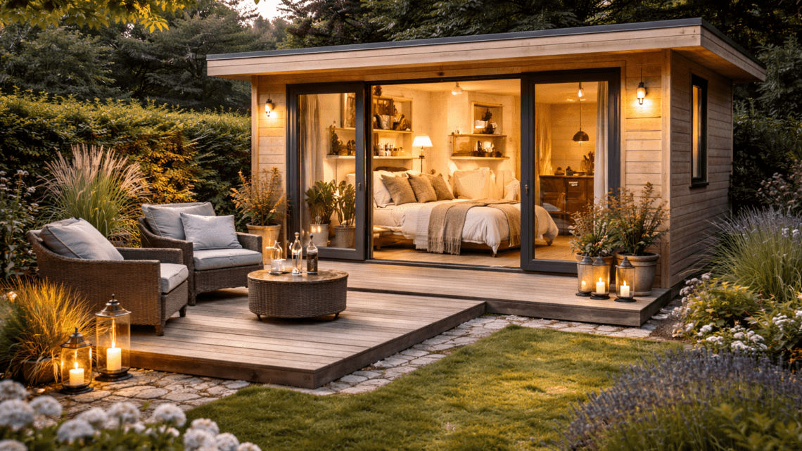 Das Gartenhaus als Gästehaus: Mehr Platz für Besuch im eigenen Garten