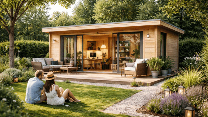 Das Gartenhaus als kleine Immobilie: Warum Holzgartenhäuser mehr sind als nur ein Geräteschuppen