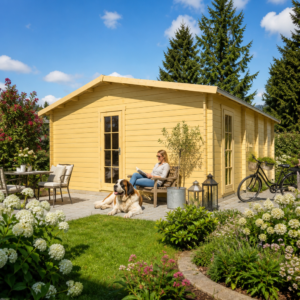 26% sparen! Holzgartenhaus aus Fichte Ernst 44 | winterfest | Satteldach Unkategorisiert online kaufen