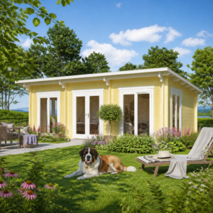 26% sparen! Holzgartenhaus aus Fichte Jacob 70 I | winterfest | Pultdach | modern Unkategorisiert online kaufen