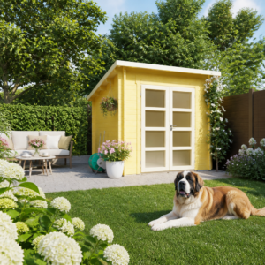 26% sparen! Holzgartenhaus aus Fichte Max 44 B | winterfest | modern Unkategorisiert online kaufen