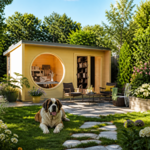 26% sparen! Holzgartenhaus aus Fichte Office Box Größe L nat | Glasfront | winterfest | Terrasse | modern Unkategorisiert online kaufen