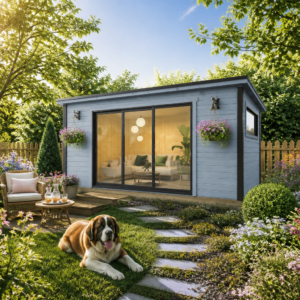 26% sparen! Holzgartenhaus aus Fichte Poel-3 | Schiebetüren | winterfest | modern Unkategorisiert online kaufen