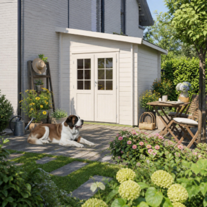 26% sparen! 3 × 3 m | Holzgartenhaus Pulti 44 E | winterfest | modern Unkategorisiert online kaufen