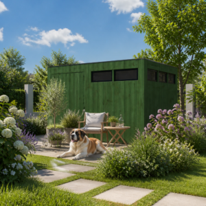 26% sparen! 4 × 3 m | Holzgartenhaus QBV3-Line 11,89 m² | Pultdach | Flachdach | modern Unkategorisiert online kaufen