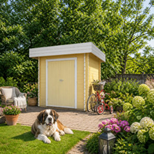 26% sparen! 3 × 3 m | Holzgartenhaus aus Fichte Rob 28 A | Flachdach | modern Unkategorisiert online kaufen