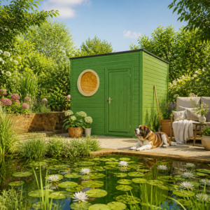 26% sparen! Holzgartenhaus aus Fichte Rondo 40 A | winterfest | modern Unkategorisiert online kaufen