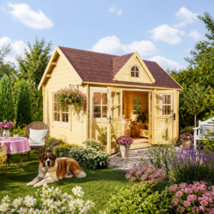 26% sparen! Holzgartenhaus aus Fichte Teehaus Dover 70 | winterfest | klassisch Unkategorisiert online kaufen