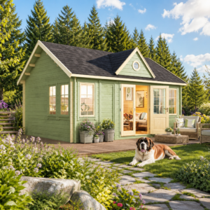26% sparen! Holzgartenhaus aus Fichte Teehaus Leeds 70 | winterfest