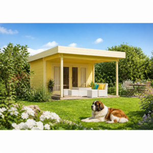 26% sparen! Holzgartenhaus aus Fichte Sandra 44 D | winterfest | modern Unkategorisiert online kaufen