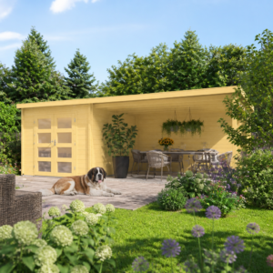 26% sparen! 6 × 3 m | Pultdach Holzgartenhaus Ella 28-A mit Anbau | modern Unkategorisiert online kaufen 26% sparen! 6 × 3 m | Pultdach Holzgartenhaus Ella 28-A mit Anbau | modern Unkategorisiert online kaufen