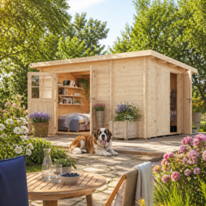26% sparen! 4 × 4 m | aus Fichte Pultdach Holzgartenhaus Ezra 3L Unkategorisiert online kaufen