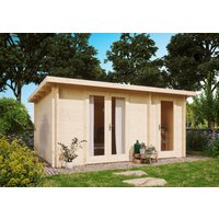 26% billiger ! Fjordholz Gartenhaus Modell Carin 44 C 15m²