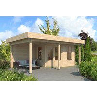 26% billiger ! Fjordholz Gartenhaus Modell Nora 44 G Klassik 12m²