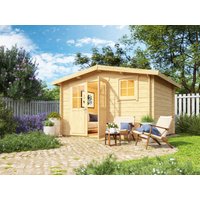26% billiger ! Fjordholz Satteldach Gartenhaus Modell Eliza 4F 9m²