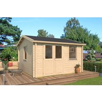 26% billiger ! Fjordholz Gartenhaus Modell Narvic 70 D