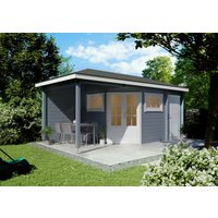 26% billiger ! Fjordholz 5-Eck Gartenhaus Modell Evelyn 2E 15m²