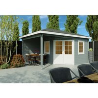 26% billiger ! Fjordholz 5-Eck Gartenhaus Modell Evelyn 3B 12m²