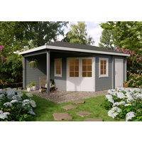 26% billiger ! Fjordholz 5-Eck Gartenhaus Modell Evelyn 3E 15m²