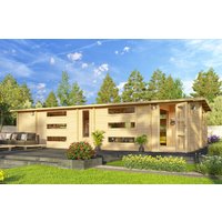 26% billiger ! Fjordholz Gartenhaus Modell Dundee 44 A 32m²