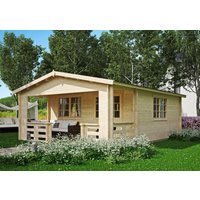 26% billiger ! Fjordholz Gartenhaus Modell Johnny 44 C 24m²
