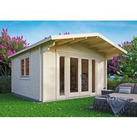 26% billiger ! Fjordholz Gartenhaus Modell Kim 70 F 16m²